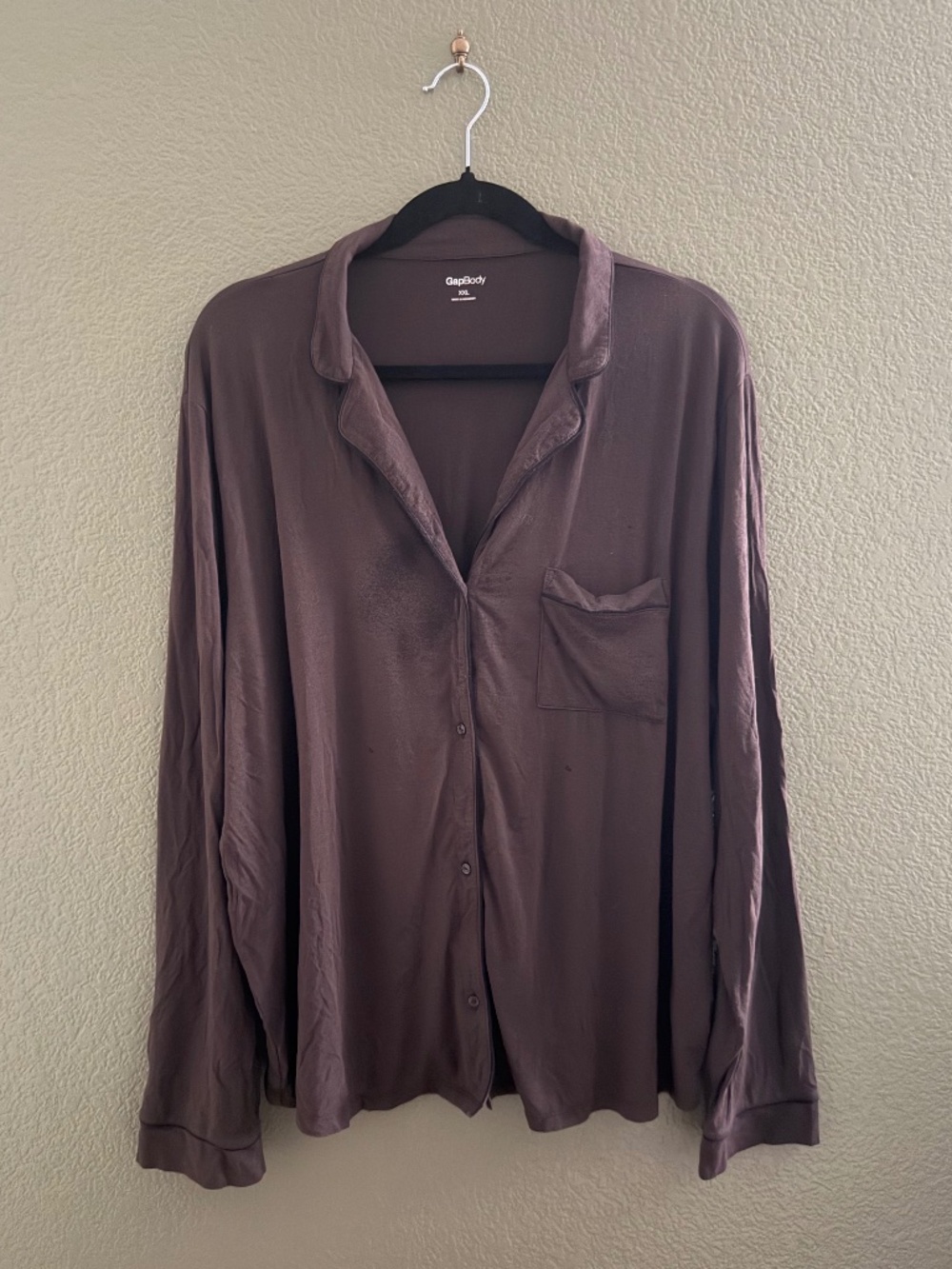 NEVER WORN Gap Body Brown Pajama Top XXL